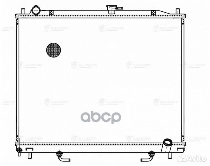 Радиатор mitsubishi pajero III 3.2D 00-02 LRc