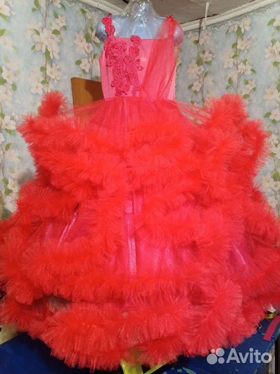 Детское платье облако