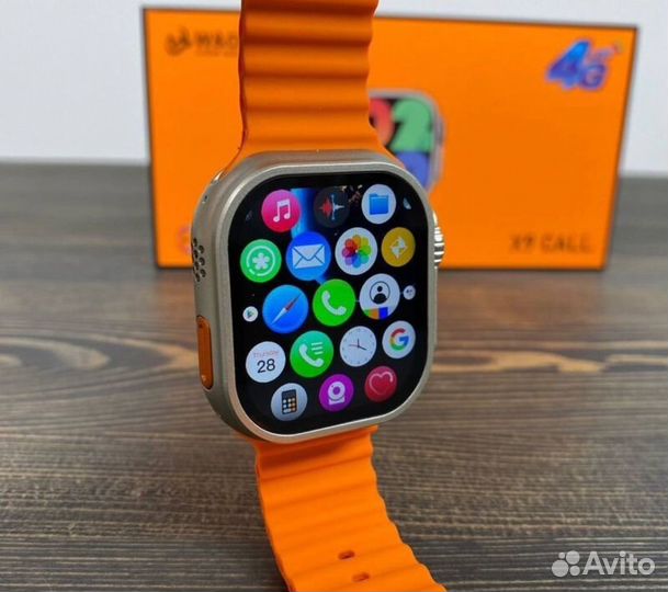 SMART watch x9 call 4g ultra android / интернет