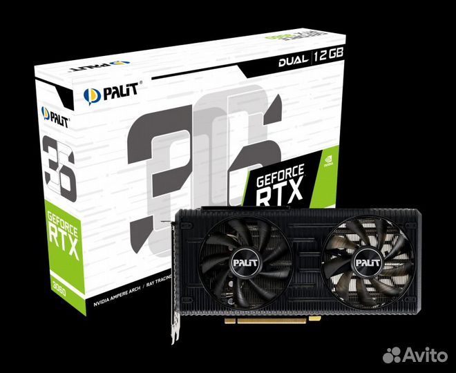 Новая видеокарта Palit nvidia GeForce RTX 3060