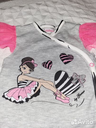 Боди для девочки 62- 68