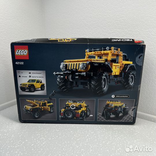 Конструктор lego technic 42122 jeep wrangler