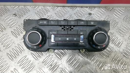 Блок управления печки и климат-контроля skoda octa
