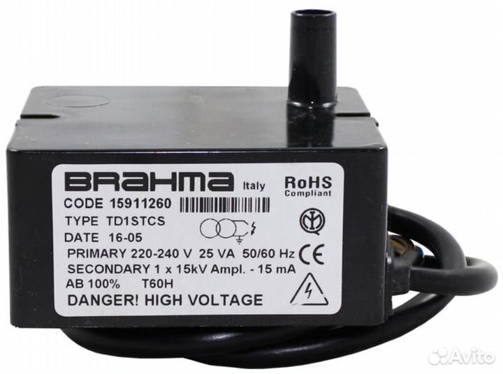 Трансформатор розжига Brahma TD1stcs 15911260