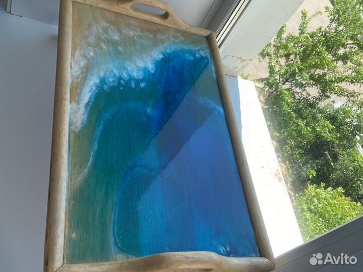 Столик для завтрака в постель море раскладной