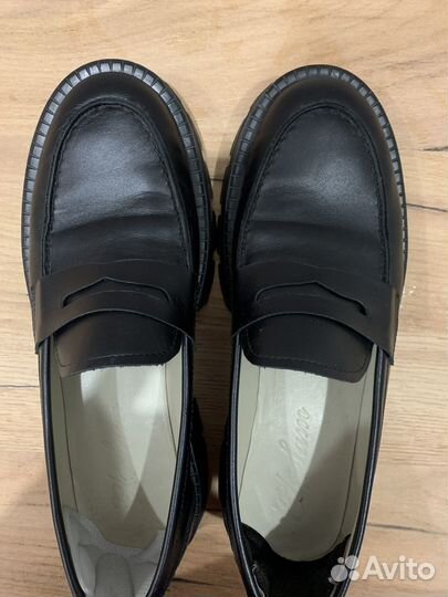 Лоферы натуральная кожа 39