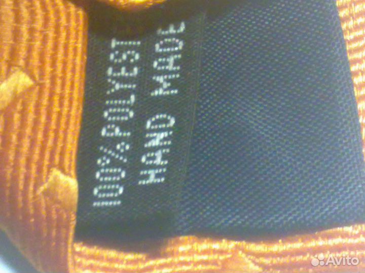 Галстук мужской желтый Hand Made в упаковке