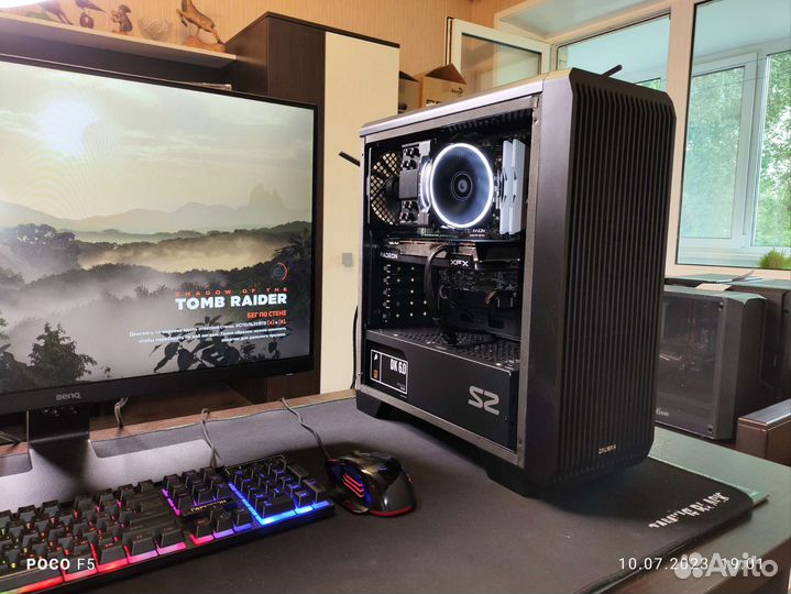 Игровой комп Ryzen5 5500+ RX6600XT+2x8Gb RAM