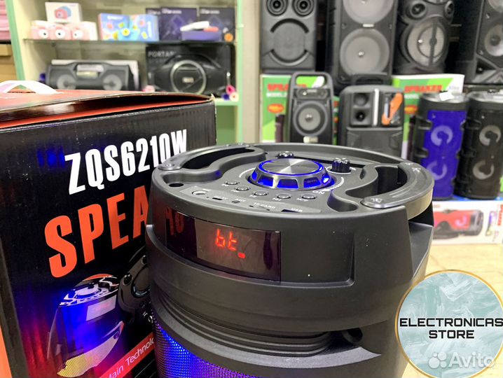 Портативная Колонка Большая Спикер ZQS 6210