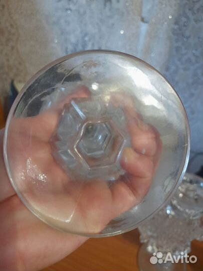 Подсвечник хрустальный СССР