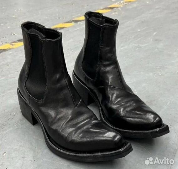 Эталонные авангардные мужские челси ручной работы