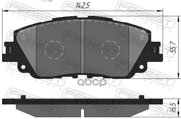 0101-GSV70F колодки торм. дисковые передние To