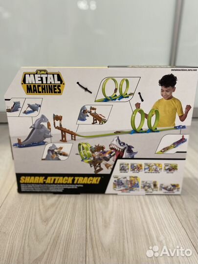 Трек zuru metal machines серая акула