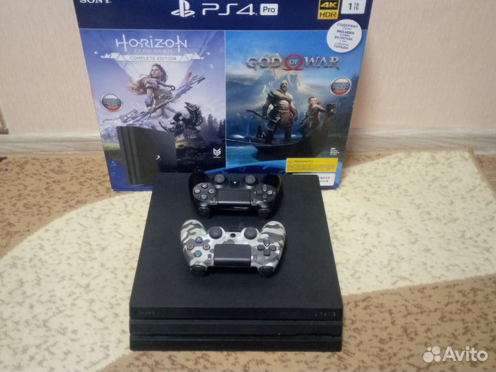 Sony playstation 4 PS4 pro 1tb с играми