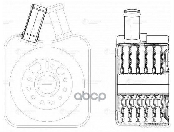 Радиатор масляный LOc1802 luzar