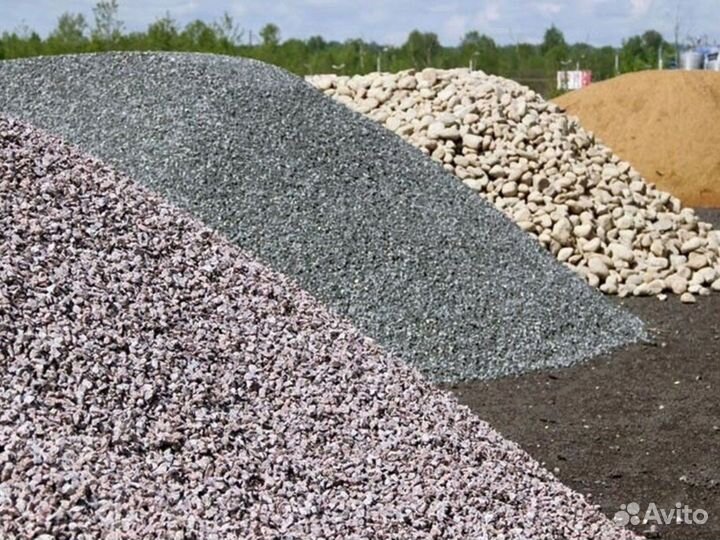 Щебень \ Песок \ Земля мраморный 40 фракции от тре