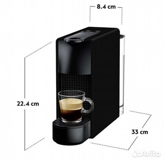 Кофемашина Nespresso Essenza Mini C30 Black