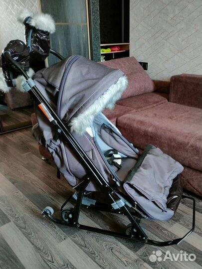 Санки-коляска