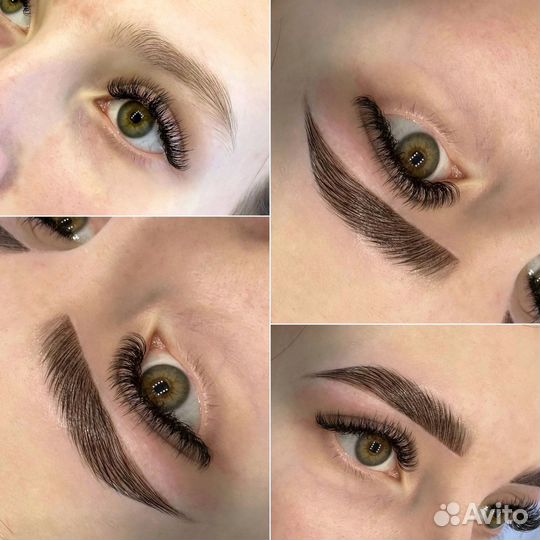 Брови, ресницы