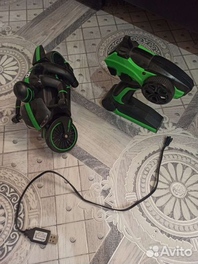 Мотоцикл на пульте управления