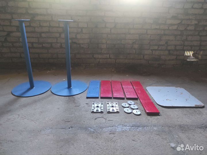 Жетоны Нарды, швеллер, стойки, мячи прыгуны