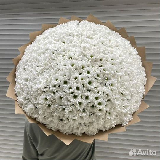 Большой букет ромашек