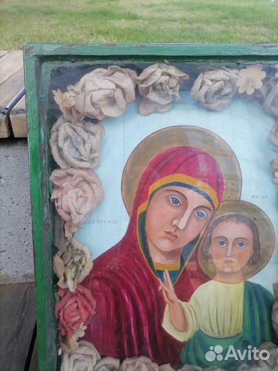 Большая икона Казанская Богородица