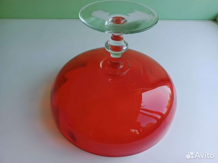 Ваза Авт. Галина Антонова худ. стекло дхз 70-е гг