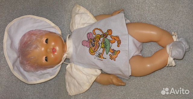 Непослушная Аленка кукла СССР 47см Московская фабр