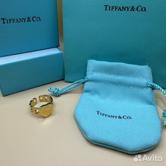 Tiffany кольцо с сердцем