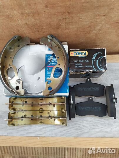 Тормозные колодки ваз