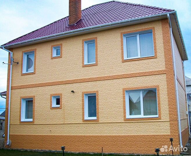 2 в 1 теплые плитки Полифасад Колотый