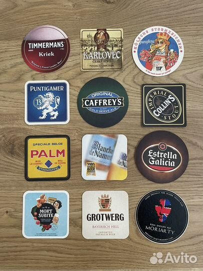 Набор бирдекелей (бирматы)