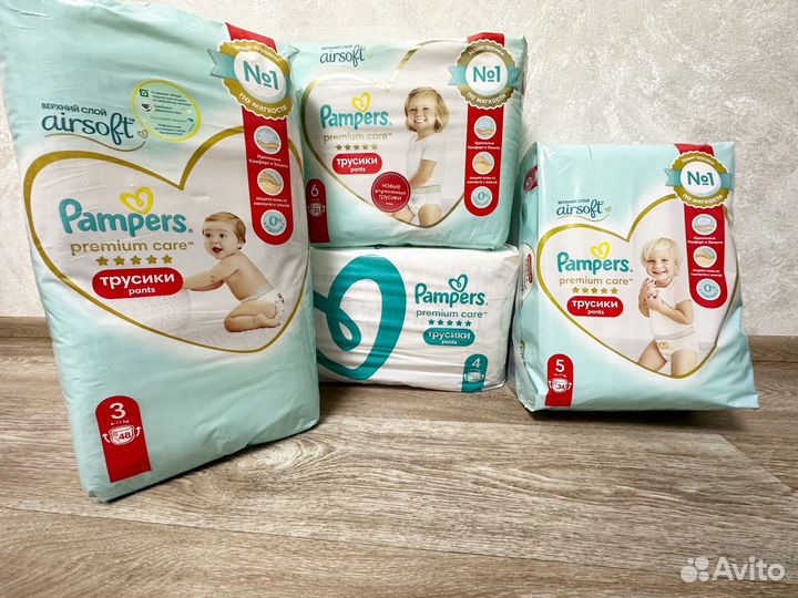 Pampers premium care 3и4