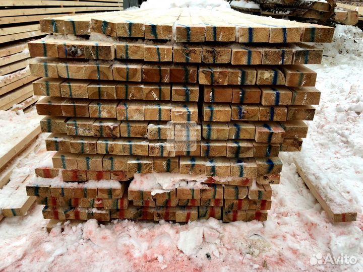 Доска обрезная естественной влажности 1 сорт
