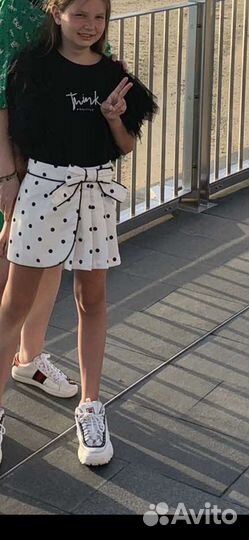 Футболка для девочки с красивым рукавом 10А/140