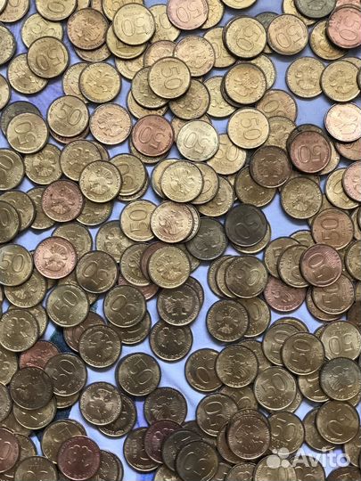 50 рублей 1993 лмд все монеты из мешка UNC