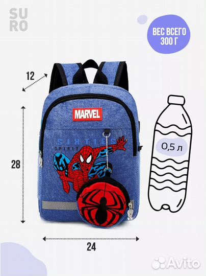 Рюкзак для мальчика человек паук