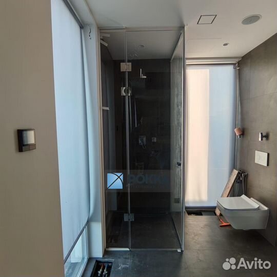 Душевая кабина из стекла