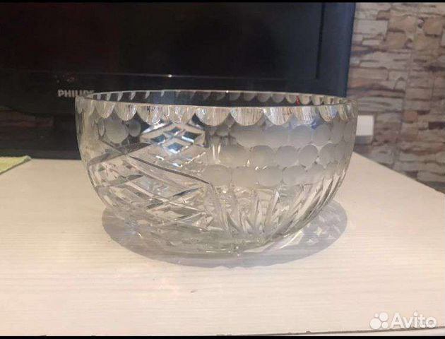 Салатник хрустальный СССР
