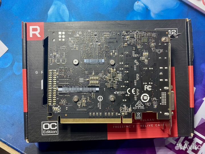 Видеокарта rx 560 4gb