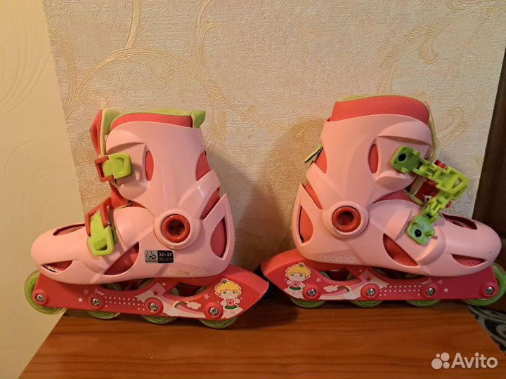 Роликовые коньки детские раздвижные