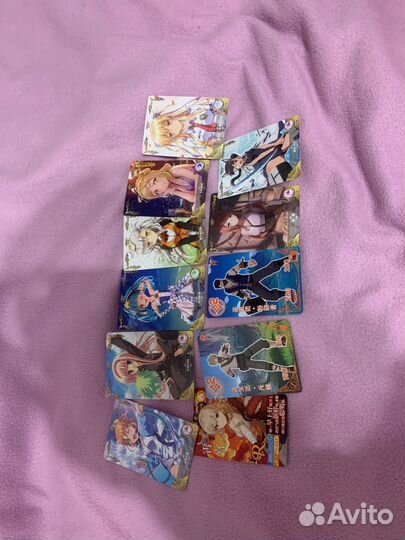 Коллекционные аниме карточки