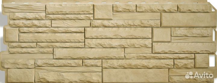 Фасадная панель Камень Скалистый N7