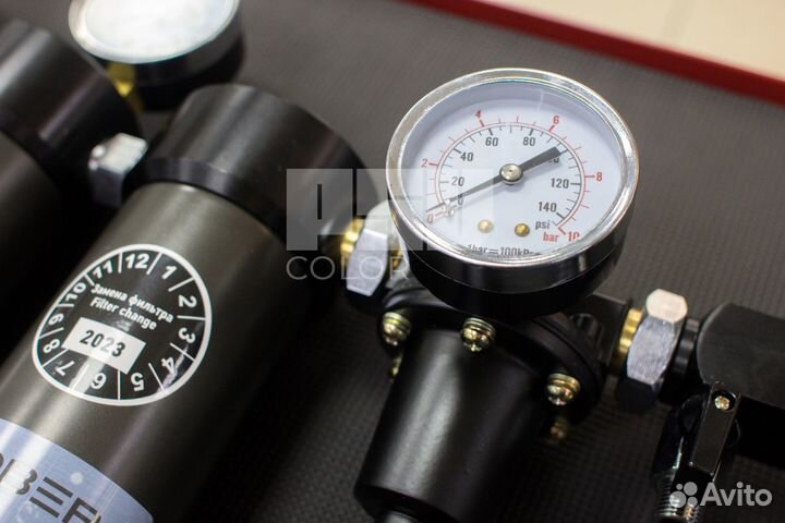 Фильтр-группа трехступенчатая до 0,01 мкм