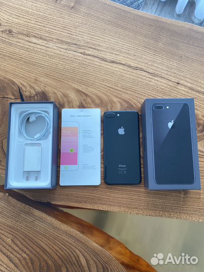 Телефон iPhone 8 plus 256gb space gray ростест