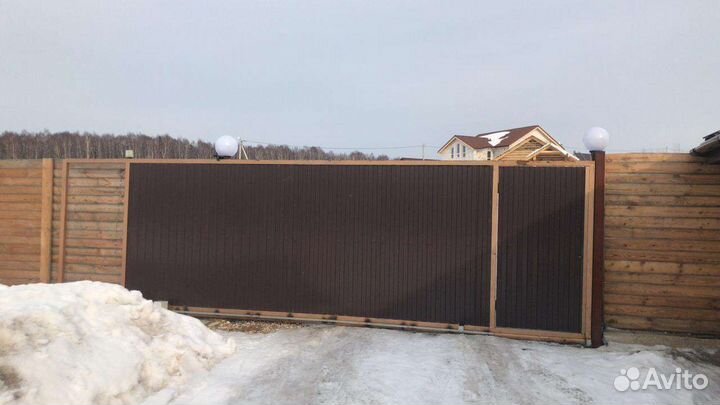 Изготовление и монтаж откатных ворот