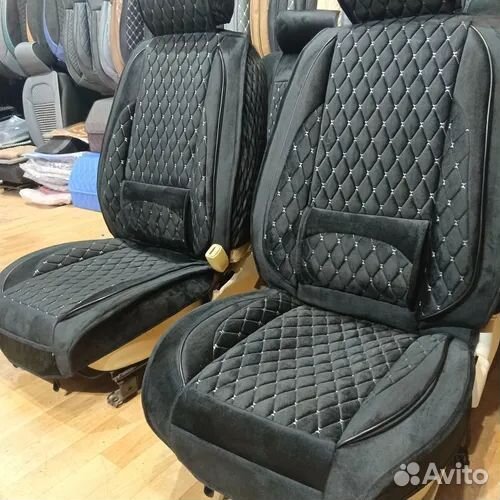 Авто чехлы на весь салон из Алькантары