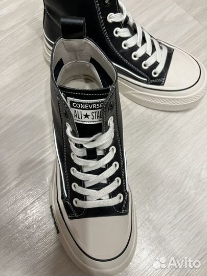 Кеды converse кожаные