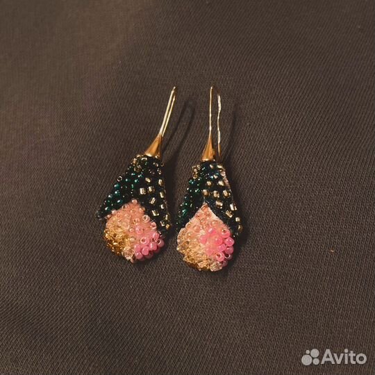 Серьги ручная работа 